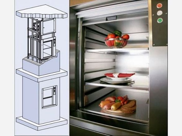 Báo giá thang máy tải thực phẩm